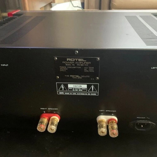 Rotel RHB-10 Michi power amplifier like new