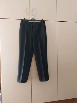 Γυναικείο παντελόνι Marks and Spencer Autograph μαύρο σαν καινούργιο, 100% μαλλί, μέγεθος XL