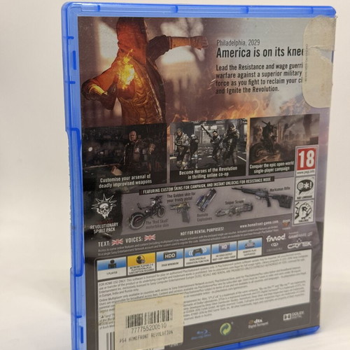 Homefront The Revolution PS4 used action adventure game