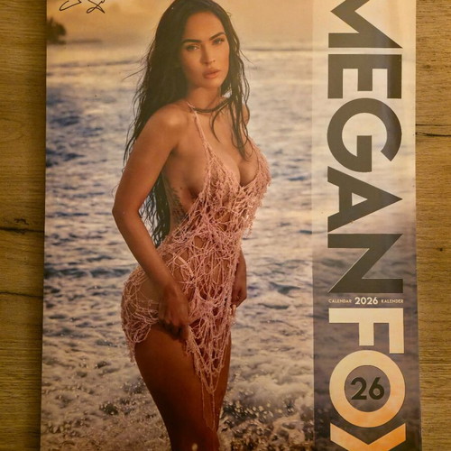 Megan Fox 2026 Wall Calendar new, sealed, collectible