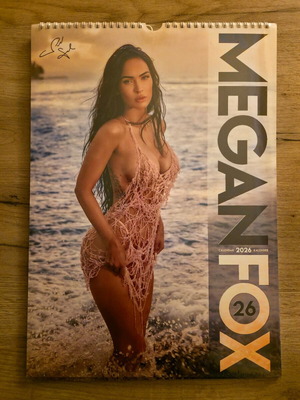 Календар за стена Megan Fox 2026 нов, запечатан, колекционерски