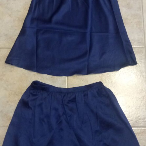 Pajamas new, soft fabric, black and dark blue