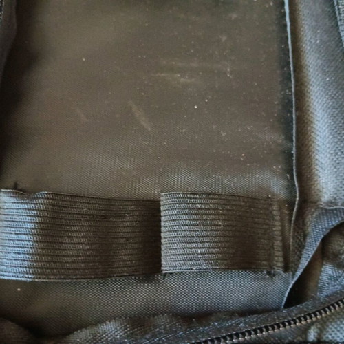 Protective case used with zipper, black