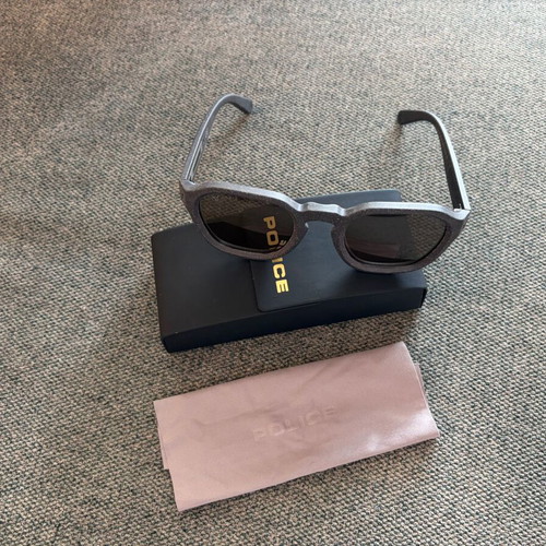 Police Lewis Hamilton SPLE38 Sunglasses Like New, Brown