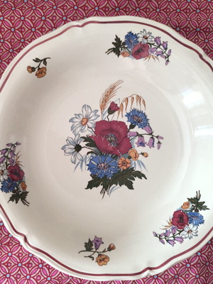 Ceramic platter French, 27 cm, like new