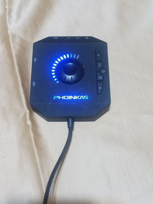 Phoinikas External USB Sound Card New 3-in-1 Headphone Amplifier