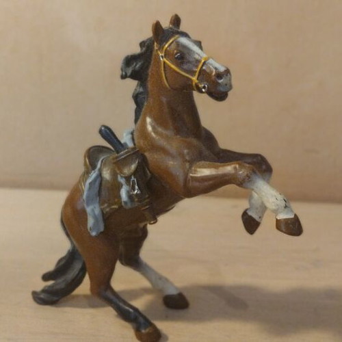 Horse figure used, toy