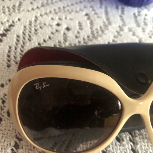 RayBan Jacky ohh vintage sunglasses like new, beige and brown