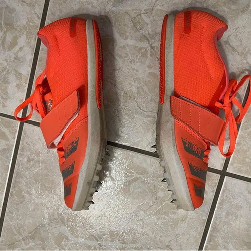 Adidas Spikes παπούτσια στίβου μεταχειρισμένα, νούμερο 40, πορτοκαλί