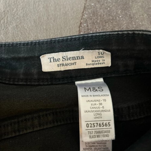 Women's black jeans like new, size M 38 10