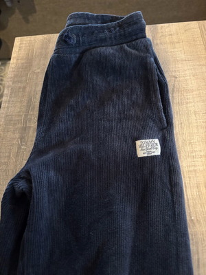 Tommy Hilfiger tracksuit used for girl 6 years, blue velour 116 cm