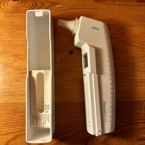 Braun electronic thermometer used
