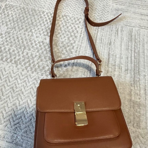 Trussardi crossbody bag brown like new