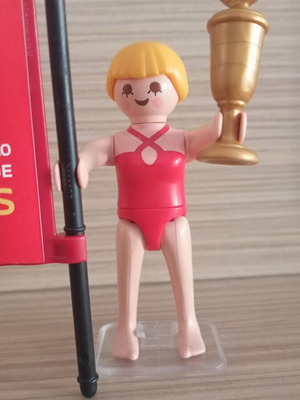 Playmobil Olympiacos Female Water Polo Fan Figure like new