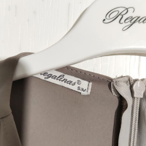 Regalinas one-piece jumpsuit like new, grey and beige with belt