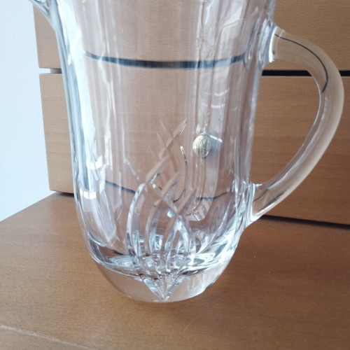 Vintage Arcoroc France Canterbury Crocus glass pitcher like new
