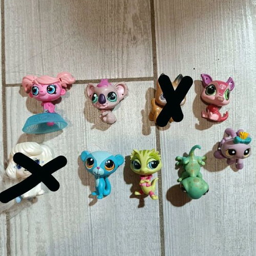 Collection of 7 littlest pet shop ... All together 9 euros
