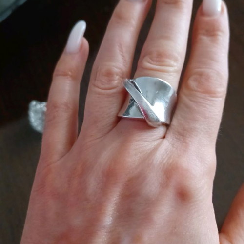 Loisir silver ring excellent condition, 925 silver, size 51-52