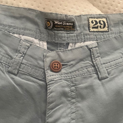 Bermuda shorts like new, turquoise and blue, sizes XS and S