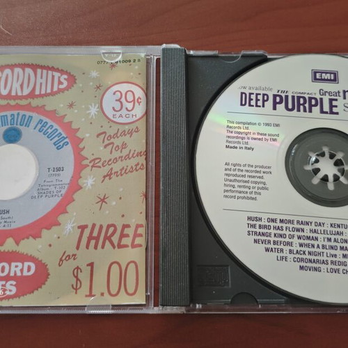 Deep Purple Great New Singles CD used, rock