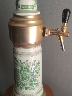 Heineken Beer Tap Porcelain Vintage like new