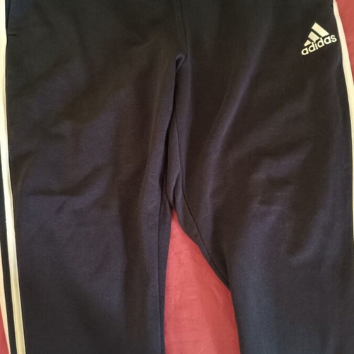 Adidas tracksuit pants, blue, XL