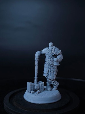 Μινιατούρα Barbarian 32mm ρητίνης σαν καινούργια, άβαφη