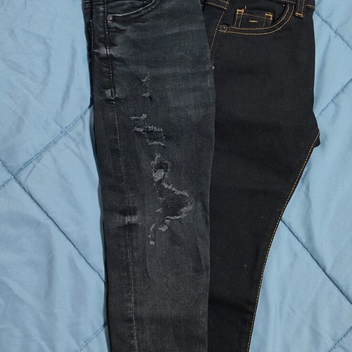 Zara kids black jeans like new, pack of 2, 110 cm