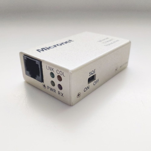 Micronet SP340 Twisted Pair Ethernet Transceiver like new IEEE 802.3 10BASE-T