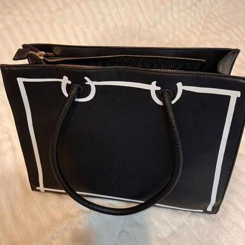Roccobarocco shoulder bag new, authentic, black and white