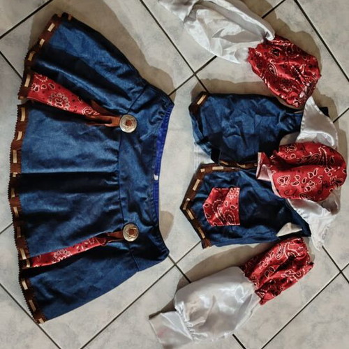 Carnival costume cowboy girl like new up to 9 years