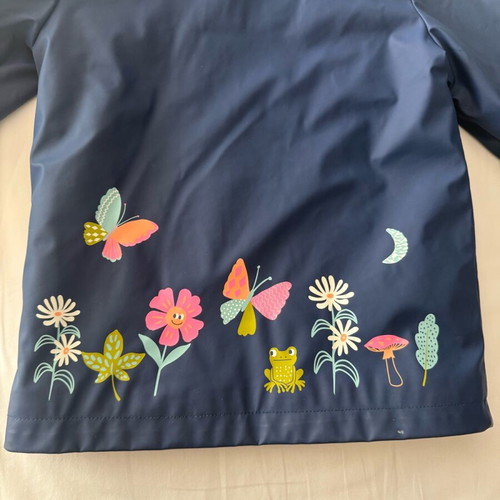 Marks & Spencer waterproof jacket for girl 4-5 years like new, blue