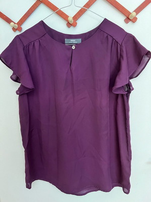 Max women's blouse purple like new, size S