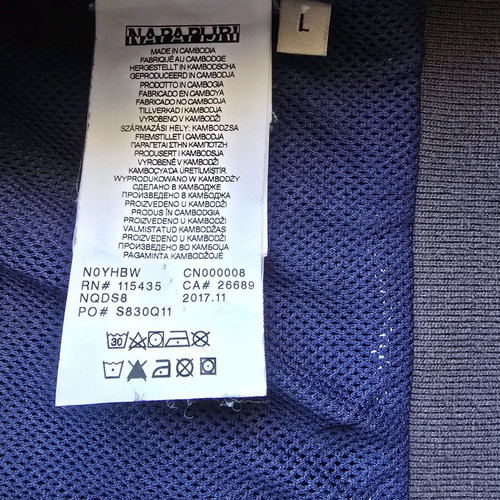 Napapijri Ανδρικό Ελαφρύ Μπουφάν Bomber σαν καινούργιο, γκρι