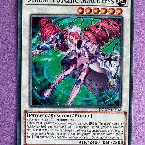Serene Psychic Sorceress Yu-Gi-Oh! Card 1st Edition Near Mint