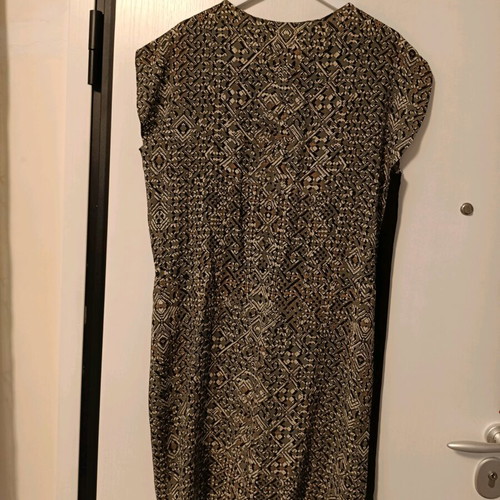 Sisley women's dress like new with geometric ethnic print