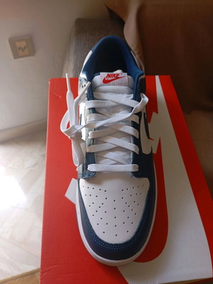 Nike Dunk Low Retro καινούργιο, μέγεθος 46, άσπρο και μπλε