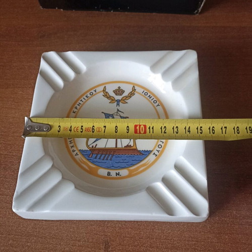 Ceramic porcelain ashtray collectible Royal Navy like new