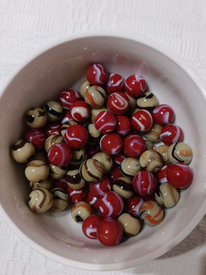 Marbles new, set of 80 pcs φ16 plus 2 pcs φ25