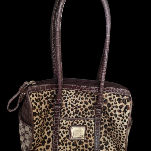Liz Clairborne small handbag with leopard print