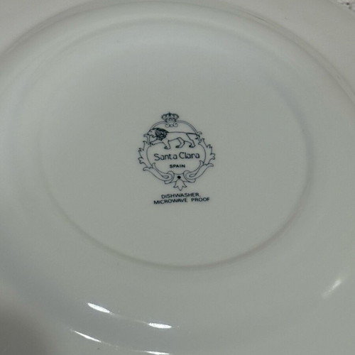 Santa Clara plates like new, pack of 6, 20cm diameter