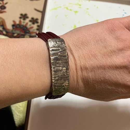 Leather bracelet used
