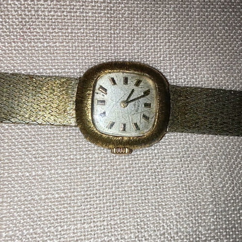 Rotary women's watch used, gold color