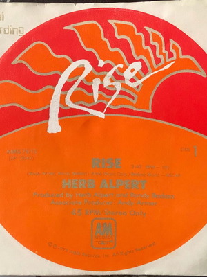 Herb Alpert Rise винил 7" 45 RPM сингъл стерео като нов