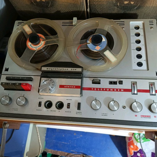Telefunken tape recorder used