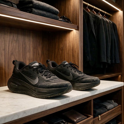 Nike Vomero Plus Triple Black sneakers size 46 EU