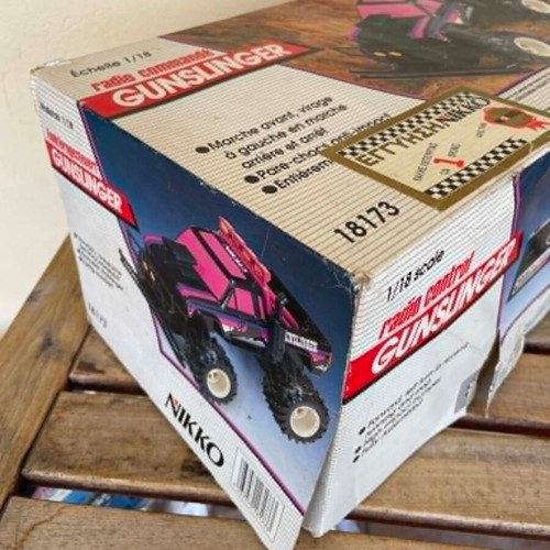 Nikko Gunslinger 1/18 remote control car used