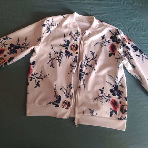 Women's thin summer jacket used, multicolored