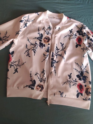 Women's thin summer jacket used, multicolored