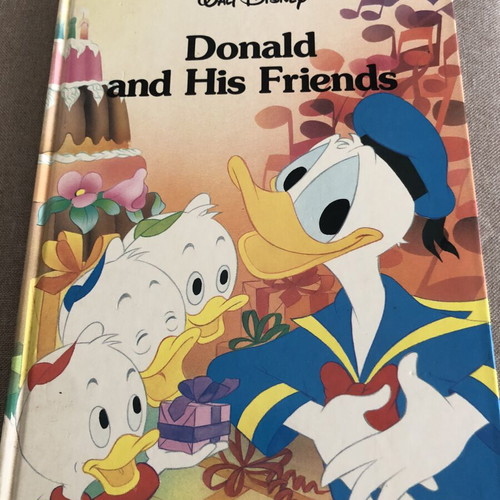 Donald and His Friends children's hardcover book used, very good condition